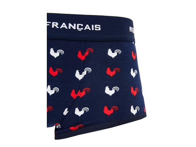 Труси боксери Garcon Francais Shorty18 L Tricolore coqs (3701195814553) - Фото 3