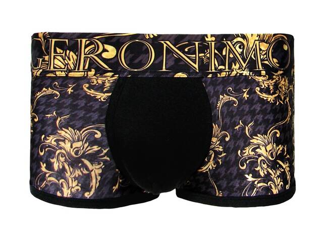 Труси боксери Geronimo 1854b12 L 18542 чорні (3800205858782) - Фото 1