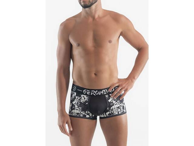 Труси боксери Geronimo 2066b1 S Чорні (3800999006550) - Фото 1
