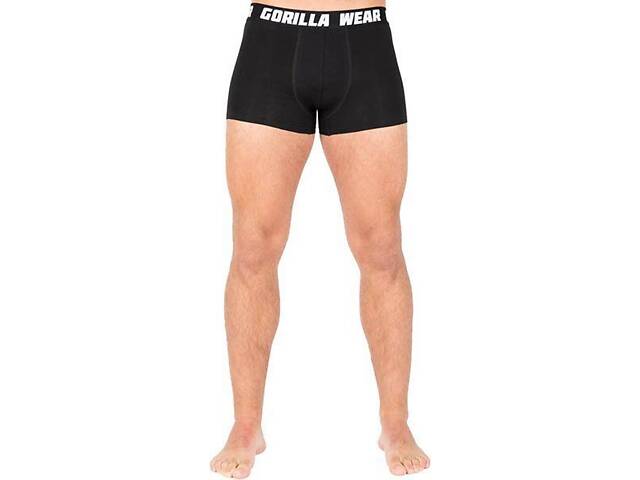 Труси боксери Gorilla Wear Boxershorts M 3 шт Сірий/Червоний/Білий (06369240) - Фото 1