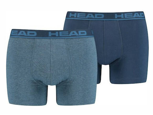 Труси-боксери Head BASIC BOXER 2P Блакитний; Синій M (701202741-003 M) - Фото 1
