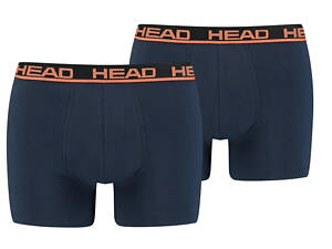 Трусы-боксеры Head BASIC BOXER 2P Темно-синий; Оранжевый L (701202741-010 L)