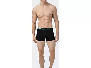 Труси-боксери Head MEN ELASTIC BOXER 2P Чорний, Зелений M (701234928-001 M)