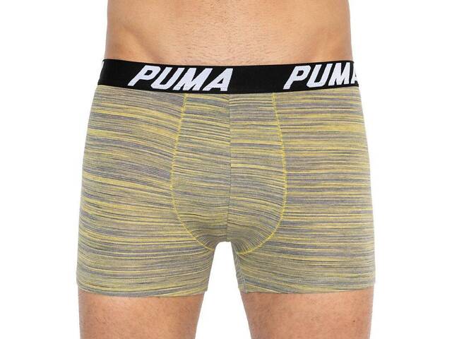 Трусы-боксеры Puma Bold Stripe Boxer 2-pack M gray/white 501002001-020 - Фото 2