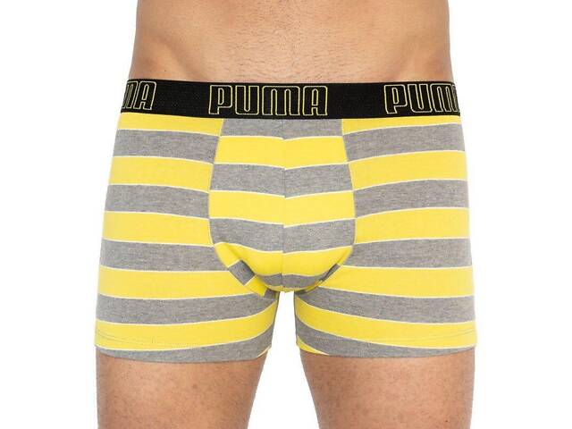 Трусы-боксеры Puma Bold Stripe Boxer 2-pack XL gray/white 501001001-020 - Фото 2