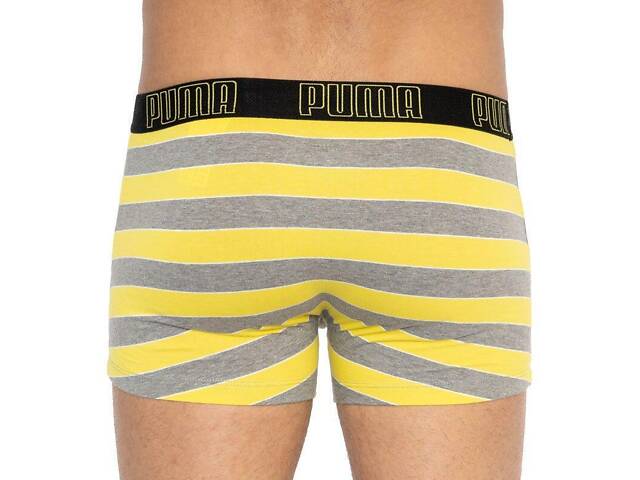 Трусы-боксеры Puma Bold Stripe Boxer 2-pack XL gray/white 501001001-020 - Фото 3