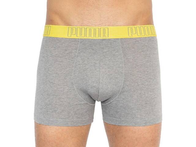 Трусы-боксеры Puma Bold Stripe Boxer 2-pack XL gray/white 501001001-020 - Фото 4