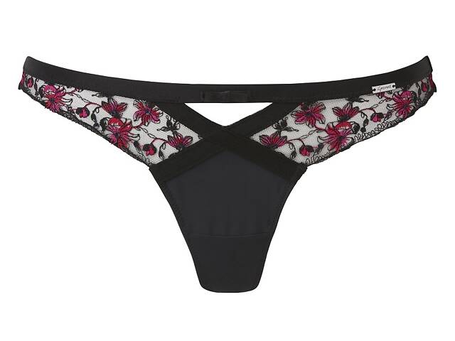 Труси Gossard Satine 16406 S Black/Red (5053014755232) - Фото 1