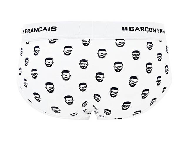 Труси сліпи Garcon Francais Slip18 L Blanc daddy (3701195814768) - Фото 2