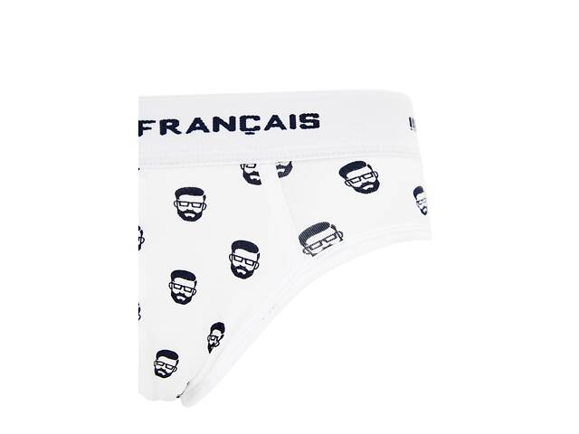 Труси сліпи Garcon Francais Slip18 L Blanc daddy (3701195814768) - Фото 3