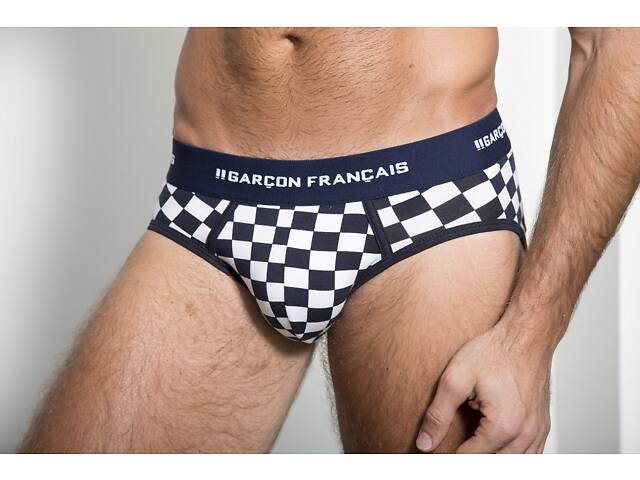 Труси сліпи Garcon Francais Slip18 M Damiers (3701195815239) - Фото 4