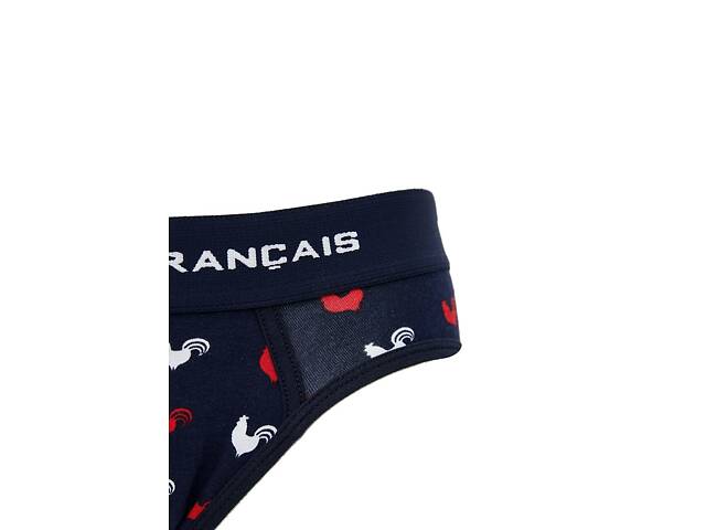 Труси сліпи Garcon Francais Slip18 M Tricolore coqs (3701195814478) - Фото 3