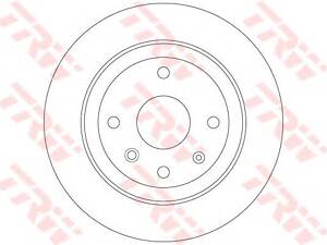 TRW DF6360. Гальмівний диск TRW