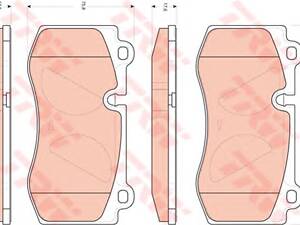 TRW GDB1733. Гальмівні колодки пер. MB W221 05-13 (brembo)