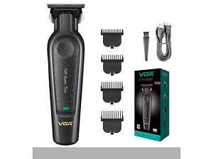 Тример VGR V-998 Blue, 4 насадки, LED дисплей (46245-V-998 BLUE_369)