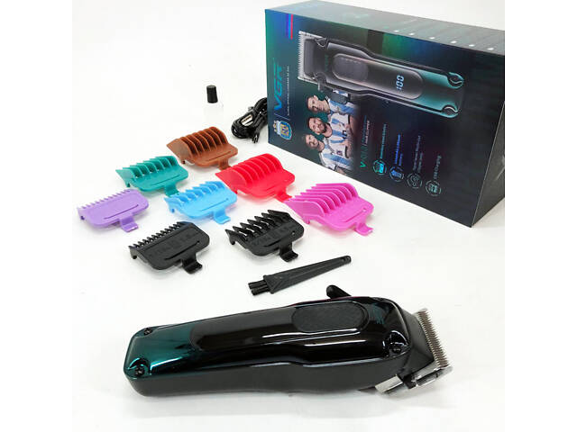 Тример для бороди та тіла, VGR V-013 PROFCOMPLEX тример для стрижки волосся. Колір: зелений - Фото 7