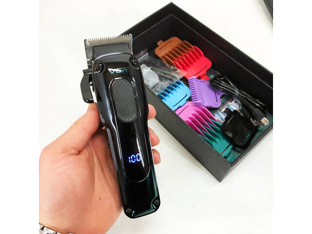 Тример для бороди та тіла, VGR V-013 PROFCOMPLEX тример для стрижки волосся. Колір: зелений - Фото 9