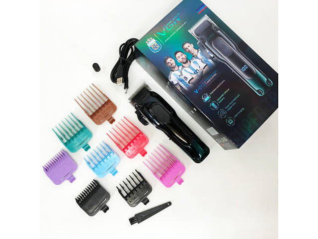 Тример для бороди та тіла, VGR V-013 PROFCOMPLEX тример для стрижки волосся. Колір: зелений - Фото 17