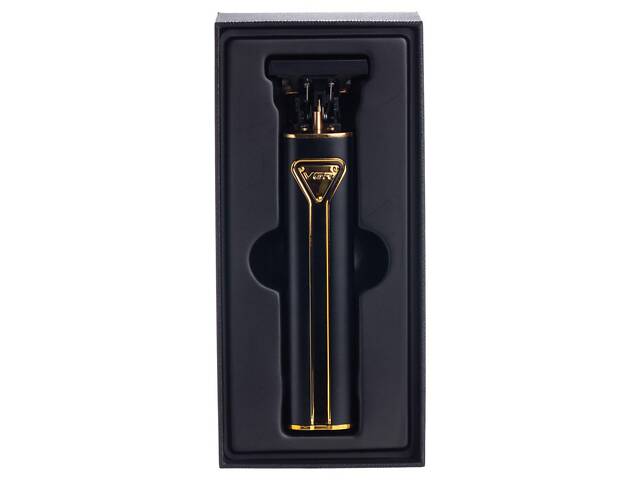 Триммер для стрижки волос аккумуляторный 4 насадки Черный VGR V-009 - Фото 7