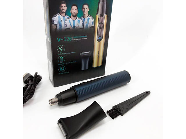 Триммер VGR 2 в 1 V-626. Цвет: синий - Фото 10