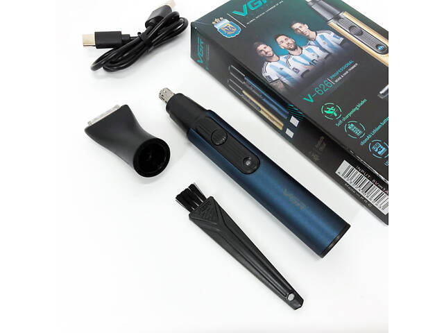 Триммер VGR 2 в 1 V-626. Цвет: синий - Фото 12