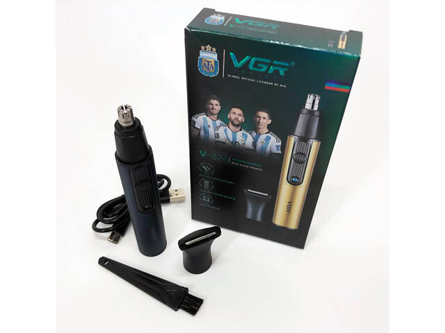 Триммер VGR 2 в 1 V-626. Цвет: синий - Фото 16