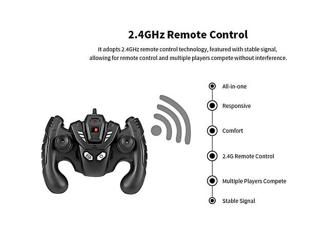 Трюкова машинка на радіокеруванні Twist Desert 4WD з повним приводом, позашляховик-перевертень для дітей та дорослих, акумуляторна - Фото 3