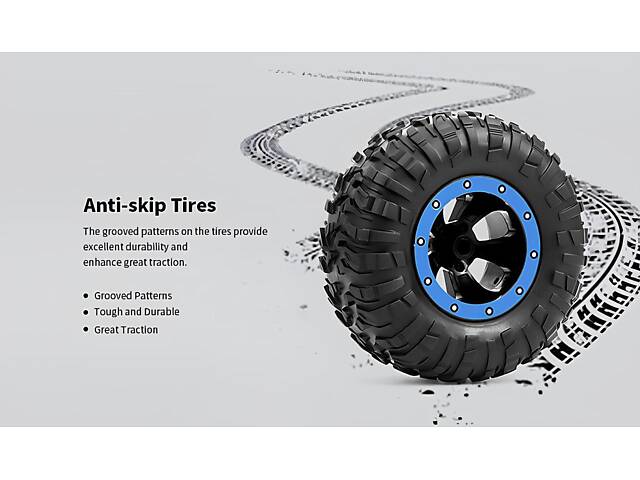 Трюкова машинка на радіокеруванні Twist Desert 4WD з повним приводом, позашляховик-перевертень для дітей та дорослих, акумуляторна - Фото 4