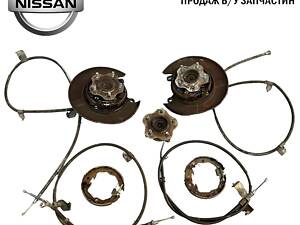 Цапфа, ступиця, шпильки, захисний кожух Nissan Qashqai J10 07-13р (Нісан Кашкай)