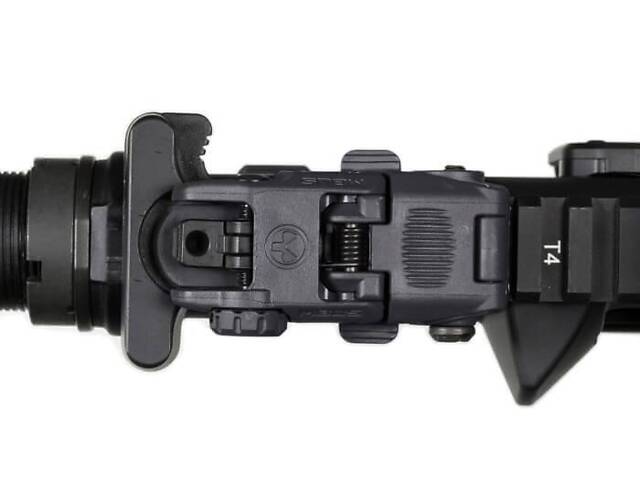 Целик складной Magpul MBUS Sight – Rear (MAG248), цвет Черный, полимер, крепление на Picatinny - Фото 6