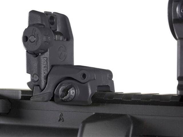 Целик складной Magpul MBUS Sight – Rear (MAG248), цвет Черный, полимер, крепление на Picatinny - Фото 7