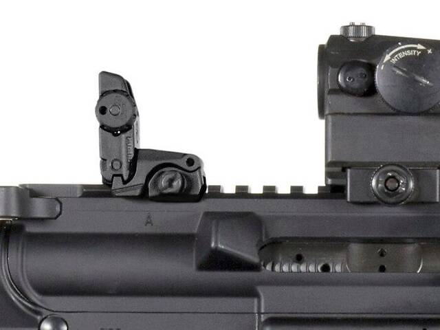Целик складной Magpul MBUS Sight – Rear (MAG248), цвет Черный, полимер, крепление на Picatinny - Фото 8