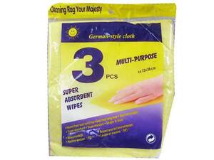 Целлюлозные(вискозные) салфетки для уборки, Китай, 3шт\пач