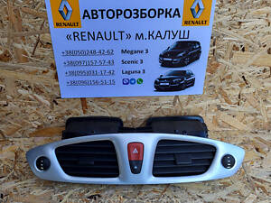 Центральна консоль воздуховодів Renault Scenic 3 2009-15р (дефлектор рено сценік ІІІ)