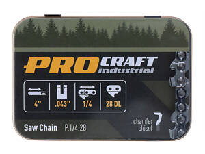 Цепь для цепной пилы Procraft industrial P.1/4.28 Universal 1/4' шаг 28 см.