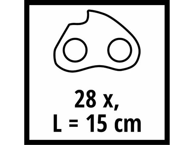 Ланцюг Einhell 15см 1.0мм 3/10' (4500174) - Фото 2