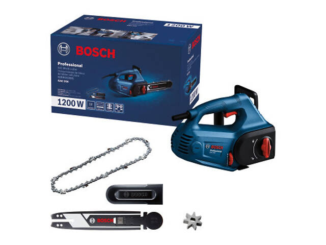 Ланцюгова пила Bosch Professional для газобетонних блоків GAC 250, 1200 Вт, 330 мм, 3/8 (0.601.2B6.020) - Фото 6
