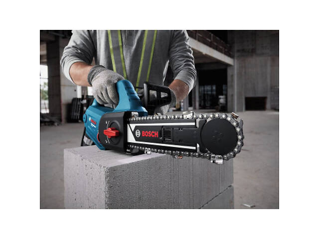 Ланцюгова пила Bosch Professional для газобетонних блоків GAC 250, 1200 Вт, 330 мм, 3/8 (0.601.2B6.020) - Фото 8