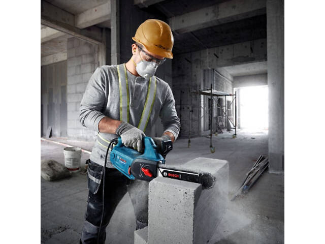 Ланцюгова пила Bosch Professional для газобетонних блоків GAC 250, 1200 Вт, 330 мм, 3/8 (0.601.2B6.020) - Фото 9