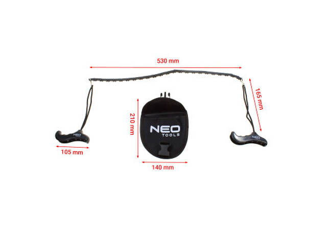 Ланцюгова пила Neo Tools ручна 53см (63-158) - Фото 9
