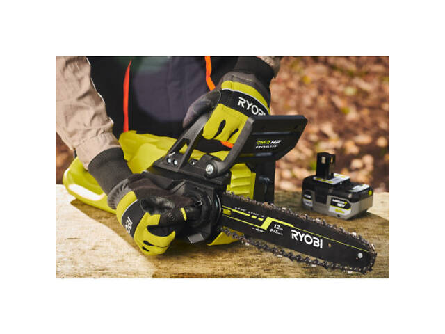 Ланцюгова пила Ryobi ONE+ HP RY18CSX30A-150 18В, 5Ah, 30см, 3.2кг (5133005466) - Фото 4