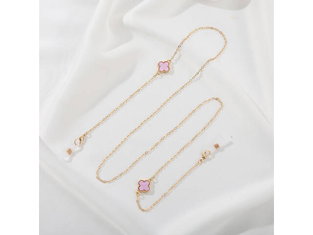 Цепочка для очков Цветок 7 9576 лиловая - Фото 1