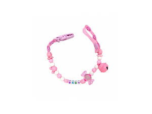 Цепочка для пустышки MGZ-0500(Pink) с колокольчиком