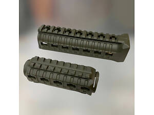 Цевье на АК 47/74 DLG TACTICAL (DLG-099) полимерное, цвет Олива, 2 планки picatinny с креплением M-LOK