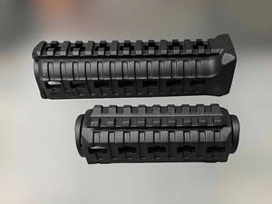 Цевье на АК 47/74 DLG TACTICAL (DLG-099) полимерное, цвет Черный, 2 планки picatinny с креплением M-LOK
