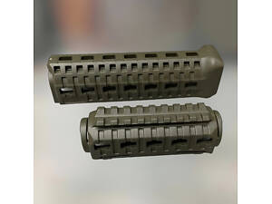 Цевье на АК 47/74 DLG TACTICAL (DLG-133), полимерное, цвет Олива, 1 планка пикатинни, с креплением M-LOK