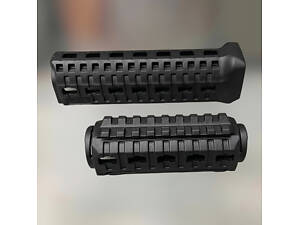 Цевье на АК 47/74 DLG TACTICAL (DLG-133), полимерное, цвет Черный, 1 планка пикатинни, с креплением M-LOK