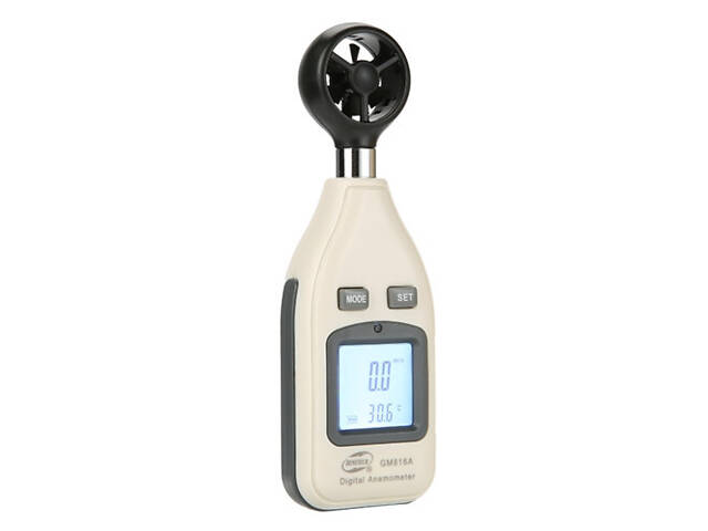 Цифровий анемометр 0,1-30 м/с, -10-45 °C BENETECH GM816A - Фото 1