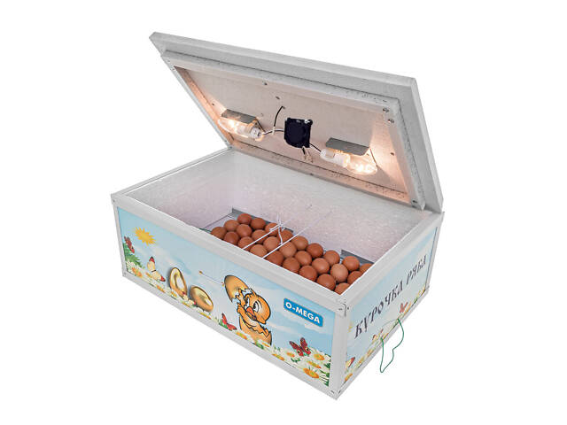 Цифровий інкубатор 'Курочка Ряба ІБ-100' на 100 яєць з вентилятором - Фото 4