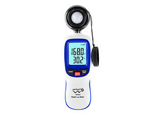 Цифровий люксметр + термометр 200000 Lux WINTACT WT81